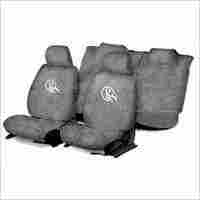 Grey Cotton Car Seat Cover