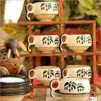 Ceramic Bone China Cup Saucer