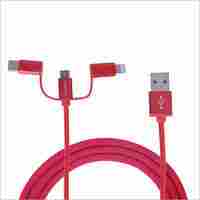 Mobile Three Port USB Cable