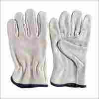White Driver Gloves