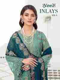 Noor Inlays Vol-3 Georgette With Heavy Embroidery Pakistani Style Suits