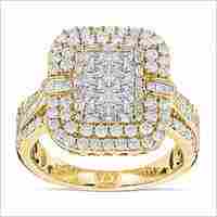 Ladies Stunning Hip Hop Diamond Ring