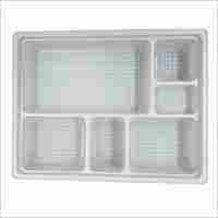 Plastic Lunch Compartment Tray