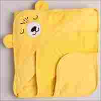 Kids Foam Hood Yellow Towel