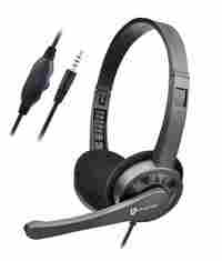 UltraProlink UM1045A iChat Multimedia PC Laptop Headphone with in Line Control with Volume  Audio Compatible with Smartphones Tablets and  PC Laptop Free 3.5mm convertor Plug