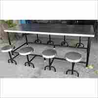 Stainless Steel 8 Seater Canteen Table