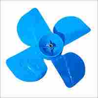 Sky Blue Plastic Fan Blade