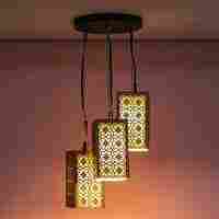 Triple Take Metal Hanging Ceiling  Pendant Light  Lamp