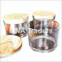 300ml Clear Glass Candle Jars