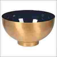 Iron Gold And Enamel Bowl