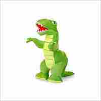 Soft Green Dinosaur Plush Toy