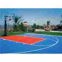 Outdoor Synthetic Basketball Court
