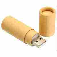 Eco Friendly Paper Tube Shaped USB Flash Drive