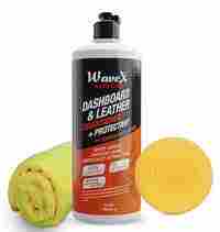 Wavex Dashboard Polish And Leather Conditioner Protectant (1 Ltr) with Microfiber Towel and Foam Applicator