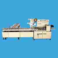 Cream Biscuits Packing Machine With One And Two Servo Motors