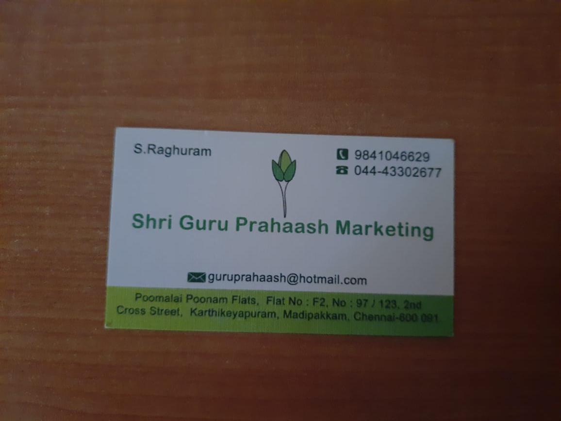 SRI GURU PRAHAASH MARKETING