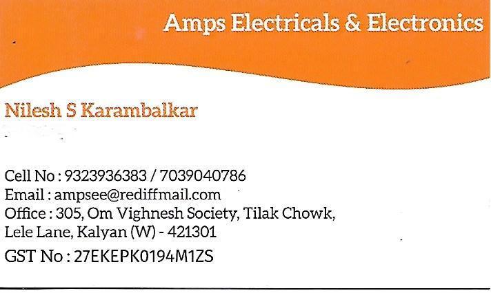 Amps Electricals & Electronics