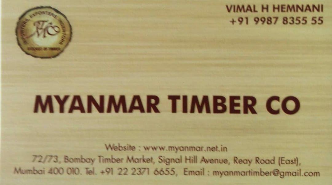 MYANMAR TIMBER CO.