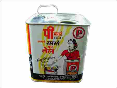 Mustard  Oil Tin Containers