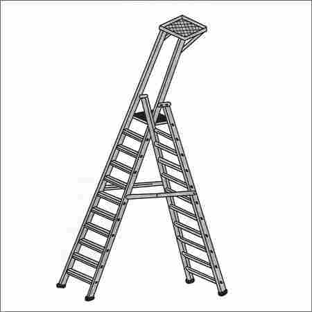 Self Supporting Aluminium Folding Ladder