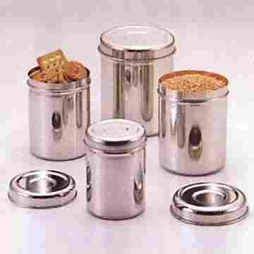 Stainless Steel Canister with Lid