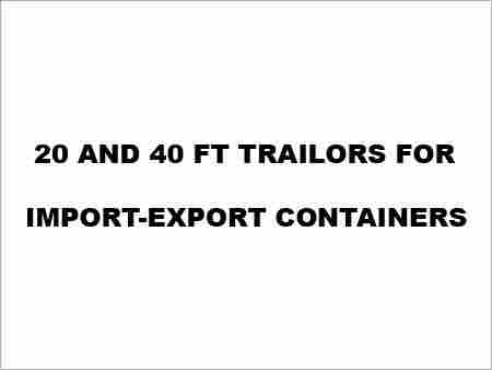 Import-Export Containers