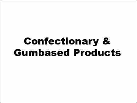 Confectionary & Gumbased Products