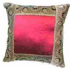 Organza silk cushion cover