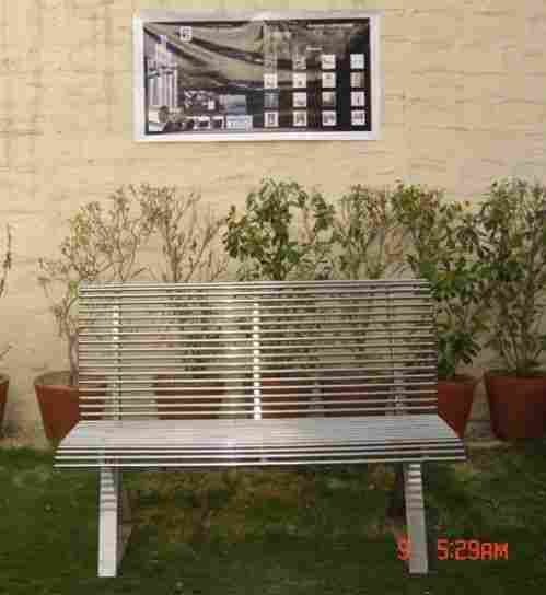 Stainless Steel Garden bench