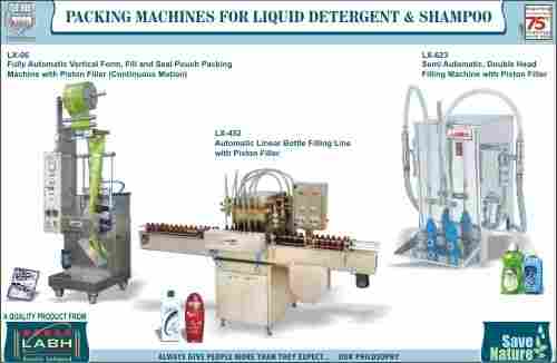 Packaging Machine for Liquid Detergent & Shampoo