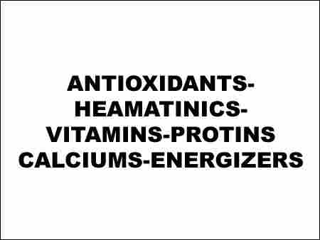 Antioxidants-Haematinics-Vitamin-Protein-Calcium-E