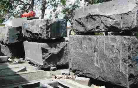 Black Granite Rough Block