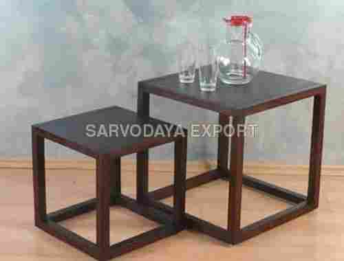Wooden Cube Table