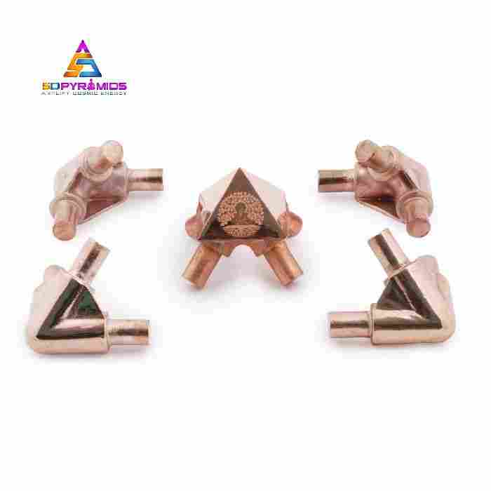 Copper pyramids for Meditation