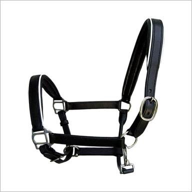 Black Color Headstall With Silver Buckles Application: Horse Riding