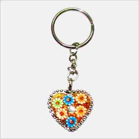 Heart Shaped Beaded Hanging With Round Hook