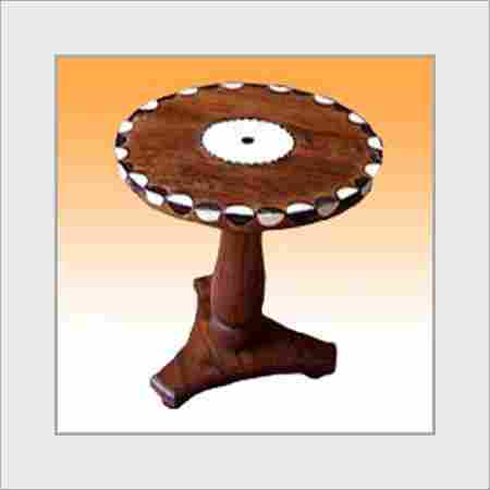 Appealing Look Wooden Round Table