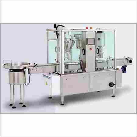 Automatic Powder Filling And Cap Sealing Machine