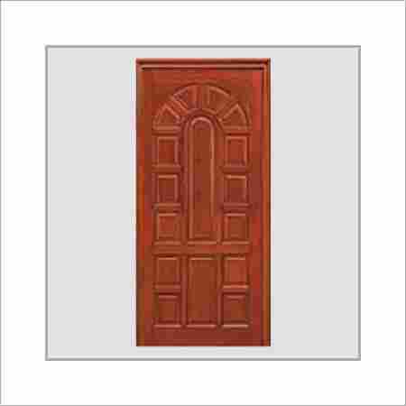 Elaborate Rainbow Design Crafted Wooden Door