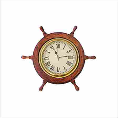 Wood Base Nautical Clocks