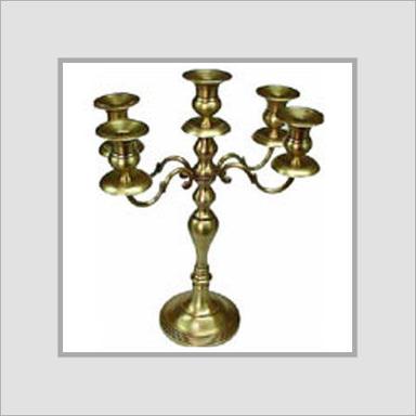 Polishing Beautifully Designed Brass Candelabra