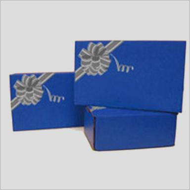Water Resistance Blue Color Decorative Paper Boxes