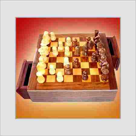 Brown Color Wooden Chess Board