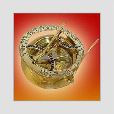 Round Shape Sundial Compass