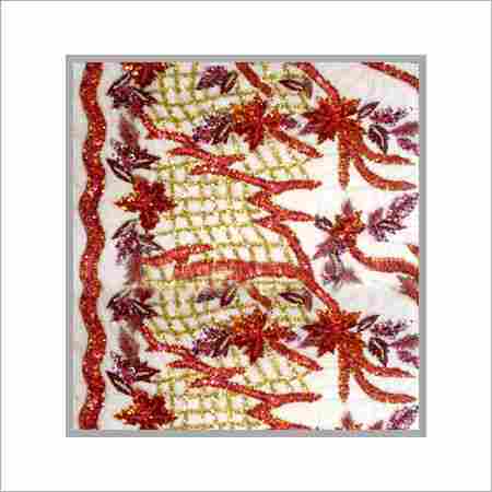 Silk Embroidery Fabric