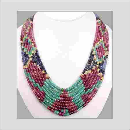 Multi Gemstone Beaded Necklace