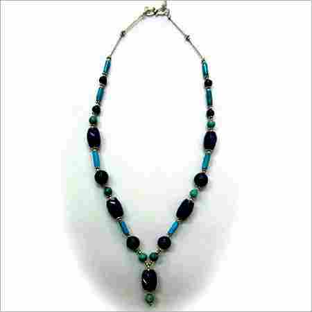 Turquoise Color Silver Necklace
