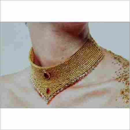 Designer Gold Shinning Necklace