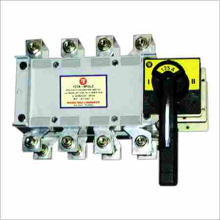 Panel Mounted High-Efficiency Electrical Onload Changeover Switch