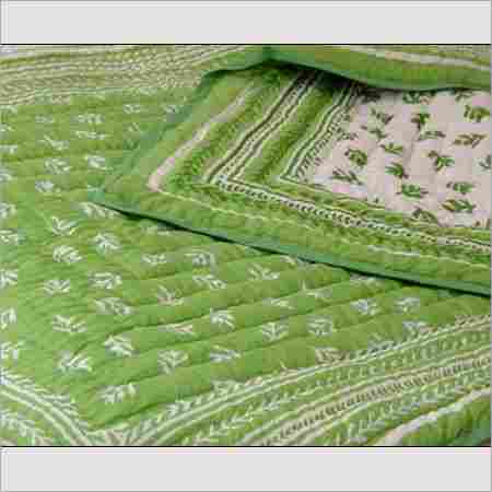 Handmade Cotton Quilt Bedspread